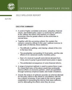 IMF Spillover Report 2012