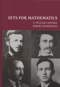 Sets for Mathematics