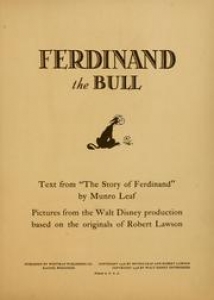 Ferdinand the bull