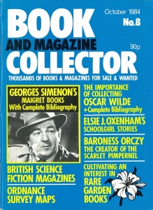 Georges Simenon's Maigret Books with Complete Bibliography «Book and Magazine Collector» No. 8 1984/10