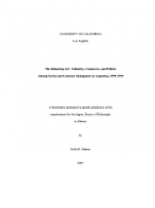 The Balancing Act: Ethnicity, Commerce, and Politics Among Syrian and Lebanese Immigrants in Argentina, 1890--1955