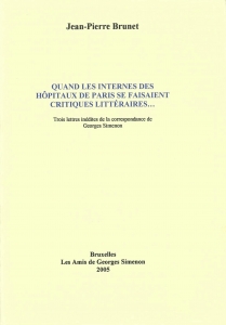 Quand les internes des hôpitaux de Paris se faisaient critiques littéraires… （2005/5/29）