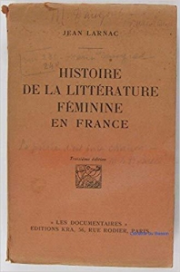 Histoire de la Littérature Féminine en France