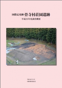 国指定史跡 骨寺村荘園遺跡 平成25年度調査概要