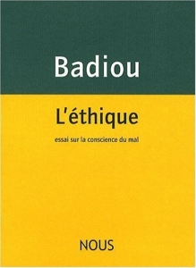 L'éthique : Essai sur la conscience du mal