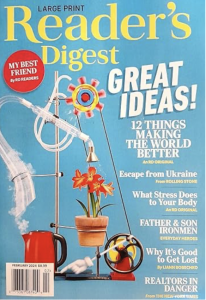 Reader'S Digest Large Print Magazine February 2024 What Stress Does To Your Body