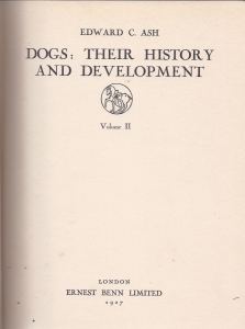DOGS:THEIR HISTORY AND DEVELOPMENT VOL.2
