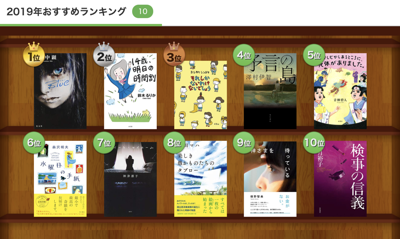 【注目】読書メーターユーザさんの「2019年おすすめランキング」が続々とUPされてます！ お正月読書の本選びの参考にぜひの - 読書メーター