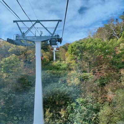 札幌国際スキー場ゴンドラ　紅葉八分　