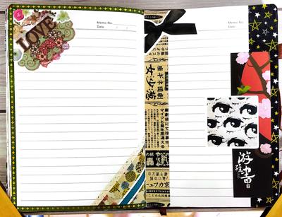 小さい時から、とにかく紙が好きで文通とか色々やりましたけど結局趣味は読書とコラージュ(最近は日記デコってます)に落ち着きました。見て下さい。⇐